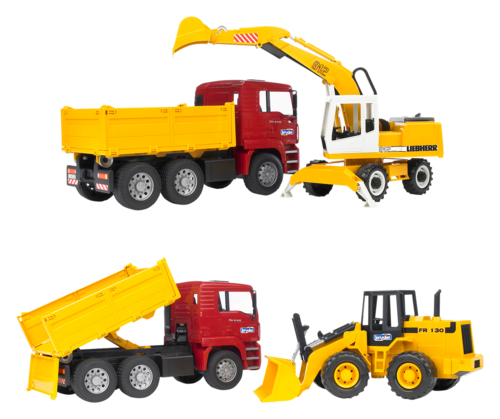 Camion Benne Man Tga Bruder