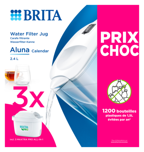 Carafe Filtrante Aluna Calendar Brita