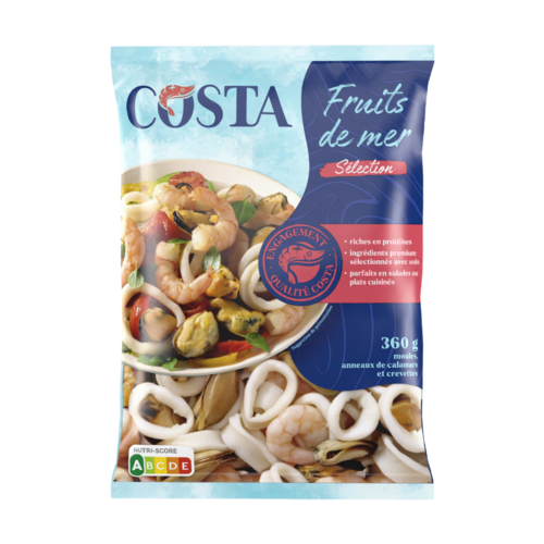 Melange de Fruits de Mer Selection Surgele Costa