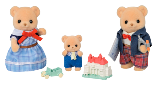 La Famille Ours Biscuit Sylvanian