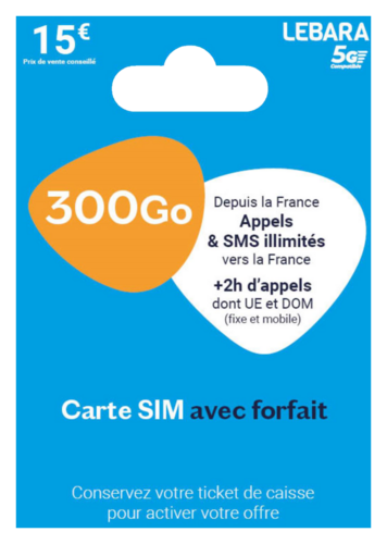Carte Sim 300 Go