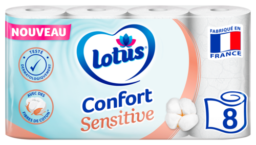 Papier Toilette Confort Sensitive Lotus