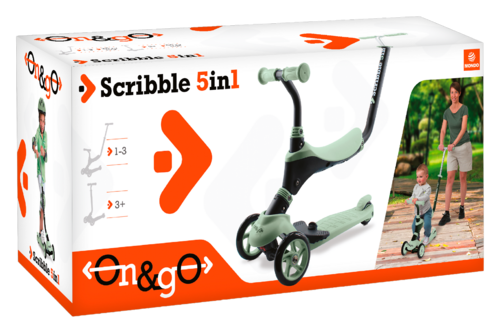Trottinette On & Go Scribble 5 en 1