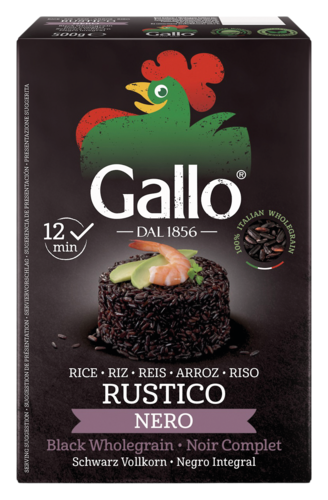 Riz Noir Complet Riso Gallo