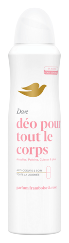 Deodorant pour Tout le Corps Framboise et Rose Dove