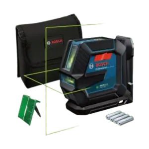Niveau laser GLL 2-15 G vert 2 lignes + support LB 10 BOSCH 0601063W00