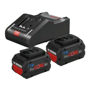 Batteries 2x Procore18v 8.0ah + Chargeur Gal 18v-160 C -1600a016gp Bosch