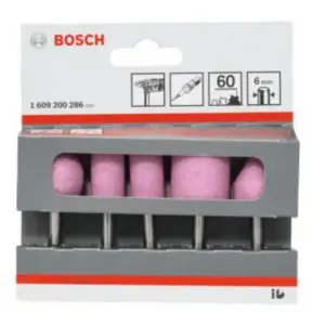 5 MEULES SUR TIGE 6MM Grains 60 1609200286