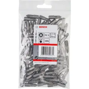 JEU DE 100 EMBOUTS PZ2-25 EXTRA DUR 2607001561 -Bosch Maroc