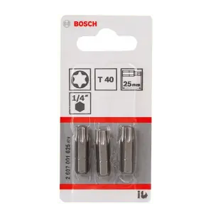 JEU DE 3 EMBOUTS XH T40 25MM 2607001625