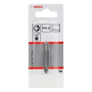 Embout tournevis doublePH2;PH2;45 mm EXTR DURE 2607001740