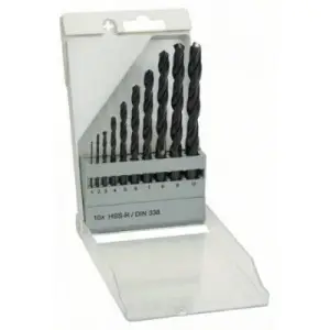 Set 10 Forets à métaux HSS PointeQ CASSETTE de 1mm à 10mm 2608577348