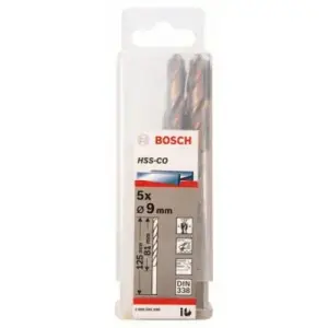 Jeu 5 Foret A Metaux Hss-Co 9x81x125 2608585896