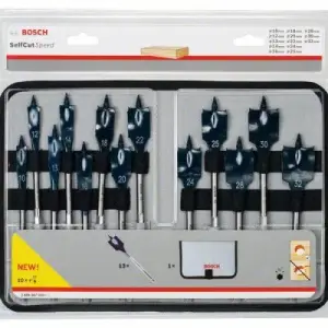 Mèches plates Self Cut Speed, set 13pcs/du10au32mm 2608587010