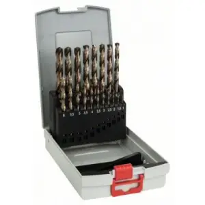 Set ProBox 19pcs FORET HSSCo alliage cobalt,1-10mm 2608587014