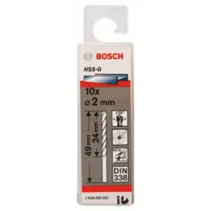 Jeu 10 Forets A Metaux Hss-G 2x24x49m 2608595051