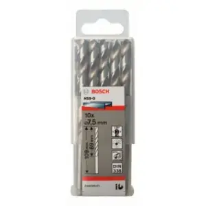 Jeu 10 Foret A Metaux Hss-G 7,5x69x109 2608595071