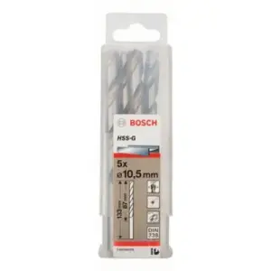 Jeu 5 Foret A Metaux Hss-G 10.5x87x133 2608595078