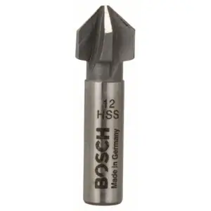 Fraise à noyer conique HSS queue cylindrique cinq taillants 90° Ø 12 mm 2608596371