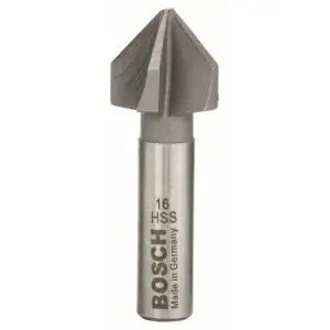 Fraise à noyer conique HSS queue cylindrique cinq taillants 90° Ø 16 mm 2608596372