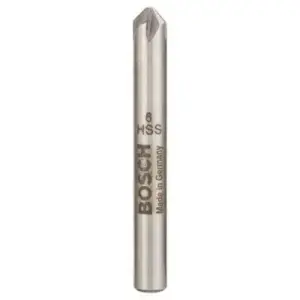 Fraise à noyer conique HSS queue cylindrique cinq taillants 90° Ø 6 mm 2608597500
