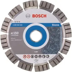 Disque à tronçon diamanté Best Stone 150,segm 12mm 2608602643