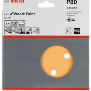 JEU DE 5 FEUILLE A PONCER DIAM 150 G80 2608605087