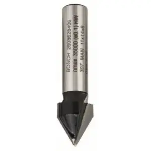 Fraise rainurer droit enV8mm D111mmL14mmG45mm,60° 2608628406