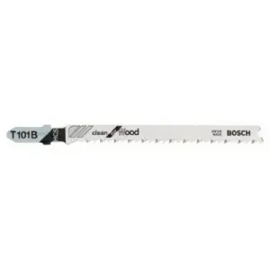 JEU 5 LAMES SCIE SAUTEU T101B BOIS Clean for Wood 2608630030