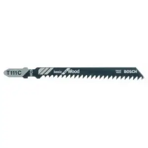 JEU 5 LAMES SCIE SAUTEU T111C BOIS Basic for Wood 2608630033