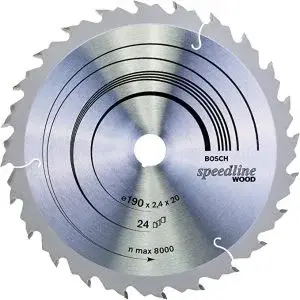 LAME CIRCUL.SPEEDLIN 190X20/16 LC2,6 D24 2608640799