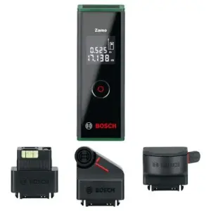 BOSCH Télémètre laser numérique Zamo III + Adaptors – 0603672701