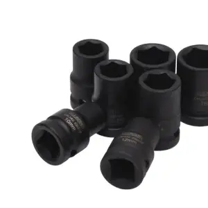 Douille longue à choc 38 mm 3/4” Harden – 6 pans