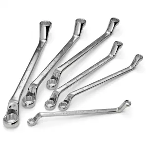 12PCS Jeu de 12 Clés Polygonales Contrecoudées Harden – Chrome Vanadium