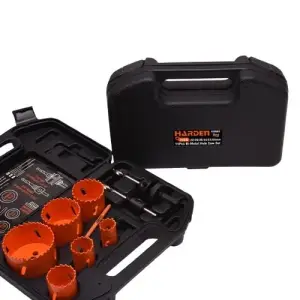 Kit 11 Scies à Cloche HSS Bi-Métal Harden – 6 Diamètres avec Accessoires