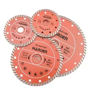 DISQUE DIAMANT TURBO HARDEN 230 × 22,2 MM — COUPE À EAU