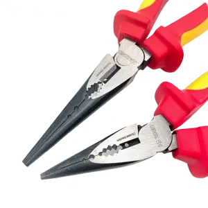 Pince à bec long isolée 8” Harden – Certifiée VDE/GS