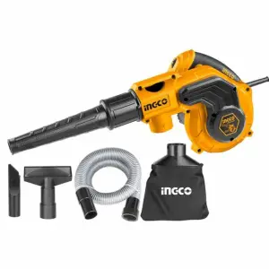 Souffleur aspirateur 800W + 4 accessoires – INGCO Maroc AB8008
