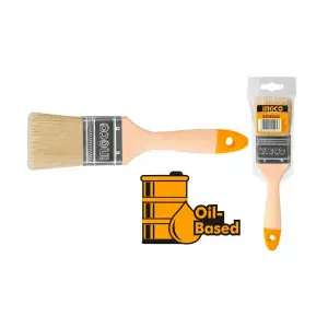 Pinceau bois largeur 76mm pour peinture à huile – CHPTB0103 INGCO MAROC