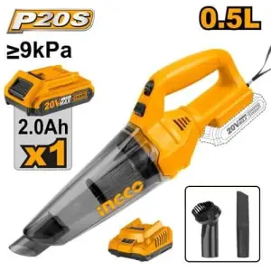 Aspirateur 20V 0.5L + Accessoires – CVLI20126 INGCO MAROC