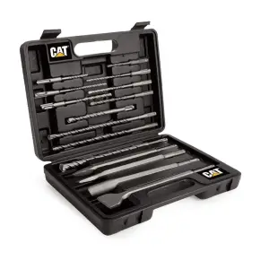 JEU BURIN SDS PLUS 17 PCS CAT – DA03902 Caterpillar Maroc