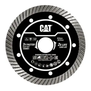 DISQUE DIAMANT TURBO MULTIUSAGE COUPE FINE 115 – DA09031 Caterpillar Maroc
