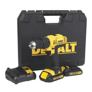 Visseuse Perceuse à Percussion 18V 2Batt 18V XR 1.3Ah + Malette – DCD776C2-QW DEWALT MAROC