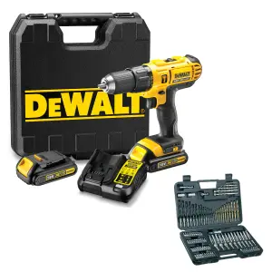 Perceuse visseuse percussion 18V 1.5Ah+100 Acc – DCD776S2A-ZA DEWALT MAROC