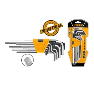 Clés Hex Extra long Set de 9 pièces 1.5-10mm – HHK11092 INGCO MAROC