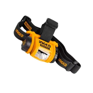 Lampe frontale piles 3AAA Max：180Lum Low：45Lum – HHL013AAA2 INGCO MAROC