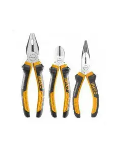 SET DE 3 PINCES UNIVERSELLE +DIAGONALE + BEC LONG – HKPS08318 INGCO MAROC