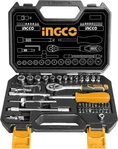 SET DE DOUILLES 1/4 45 PIECES – HKTS14451 INGCO MAROC