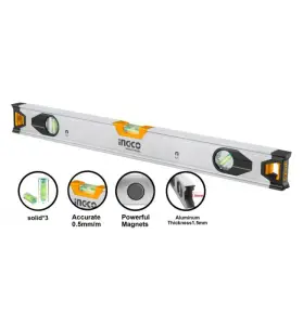 Niveau à bulle magnétique 40cm – HSL38040M INGCO MAROC