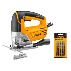 Scie sauteuse 110mm 800W + 5 lames – JS80028 INGCO MAROC